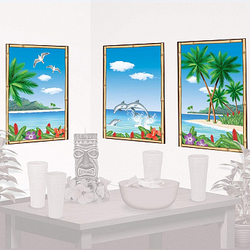 Декорация Гавайские окна 3 - фото 2 | 4Party
