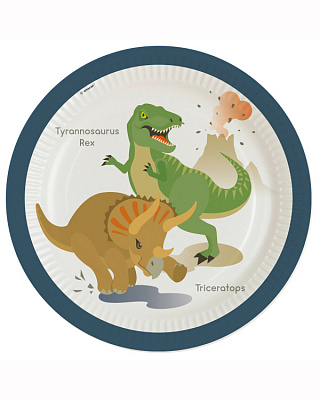 Тарелки Динозаврики 8