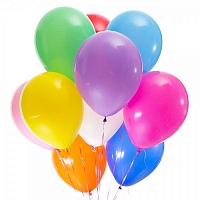 Повітряні кульки|Шары с гелием|Латексні кулі|Букет куль Пастель різнокольорові 10 од (гелій)
