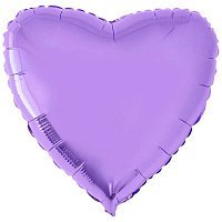 Шар фольга 18" Сердце лиловое Шар фольга 18" Сердце лиловое
