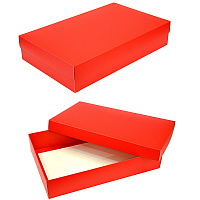 День Рождения|Цветочный День Рождения|Коробка складная 40х25х8 см (красная)