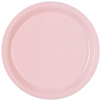 Товари для свята|Сервировка стола|Тарілки|Тарілки пастель (рожеві) 23см