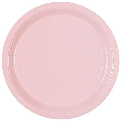 Тарелки пастель (розовые) 23см