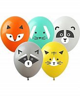 Воздушный шар Зверята 30 см