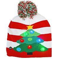 Праздники|Новогодние головные уборы|Шляпы и шапки|Шапка новогодняя с елочкой