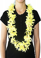 Тематичні вечірки|Гавайская вечеринка|Леї гавайські та намисто|Леї гавайські Оаху (жовті)