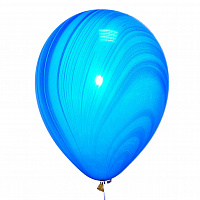 ||Воздушный шар Агат голубой 12"
