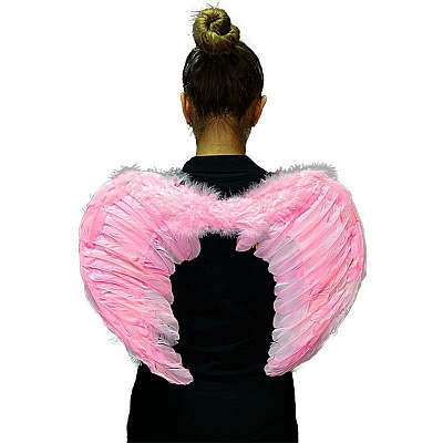 Крылья ангела розовые 50х40
