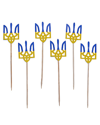 Топперы для кексов Герб Украины 6