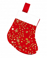 Шкарпетка Зірки золоті 20 см