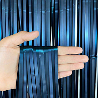 Штора сатин (индиго) 2х1 м