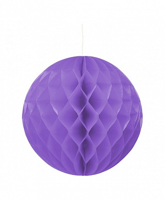 Шар подвесной гармошка (фиолетовый) 30см