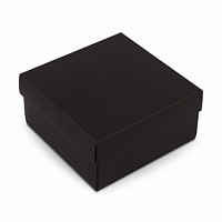 День Рождения|Взрослый день рождения|Black-White|Коробка складная 20х20х10 см (черная)