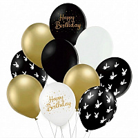 Набор шаров Happy Birthday Playboy (10 шт)