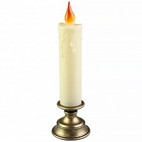 Праздники|Сервировка новогоднего стола|Свечи|Свеча Led длинная (золотая) 24см