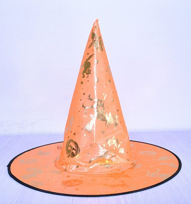 Шляпа ведьмы Тыквы (оранжевая)