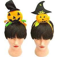 Тематичні вечірки|Детский Halloween|Аксесуари до костюмів|Обруч Гарбуз в капелюшку