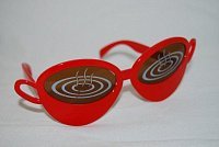Очки чашка Кофе (красные)