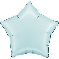 Куля фольгована 19" зірка сатин блакитна Куля фольгована 19" зірка сатин блакитна