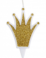 Свічка корона золото