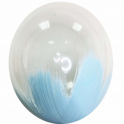Воздушный шар Браш голубой 30 см