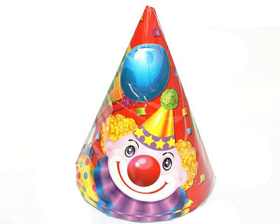 Набір ковпаків Клоун з кульками 