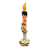 Праздники|Декорации на Хэллоуин|Светильник Джека и тыквы|Подсвечник с рукой Летучие мыши