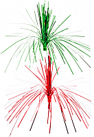 Праздники|Новогодние украшения|Подвески|Каскад вертикальный красно-зеленый 1,8