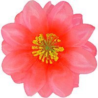 Заколка цветок гибискуса (ярко-розовый)