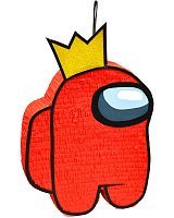 Пиньята Among Us красный (фигура) Hand Made