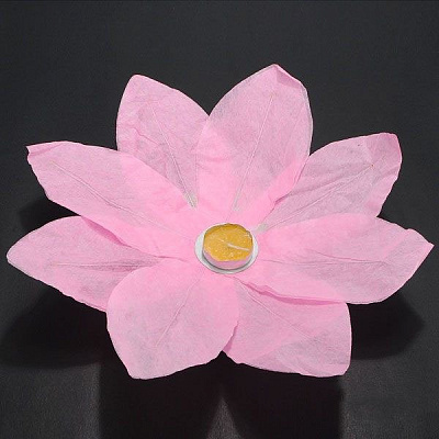 Плавающий фонарик Цветок Лотоса (Розовый)