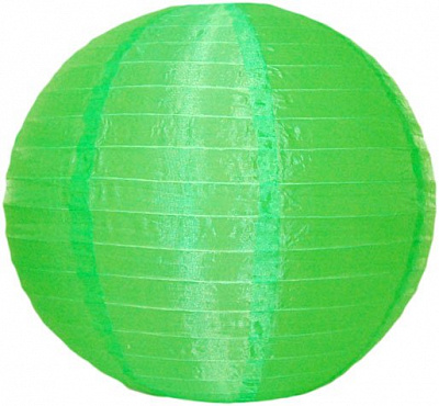 Ліхтарик тканина 25 см зелений