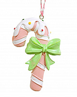 Подвеска Леденец розовый (керамика)