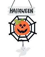 Декор Хэллоуин тыква фетр