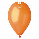 Воздушный шар металлик оранжевый 12"