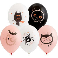 Тематические вечеринки|Детский Halloween|Воздушные шарики|Воздушный шар Хэллоуин гламур 30 см