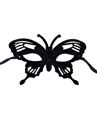 Маска метелик чорна