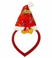 Обруч Деда Мороза (красный)
