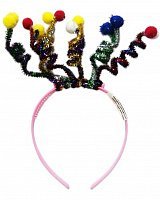 Обруч-спиральки цветные балабоны Обруч-спиральки цветные балабоны