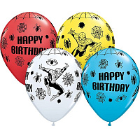 Воздушные шарики|Шарики на день рождения|Мальчику|Воздушный шар 28 см Человек Паук