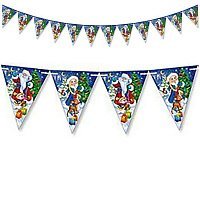 Вымпела Дед Мороз и Снегурочка (картон) Вымпела Дед Мороз и Снегурочка (картон)