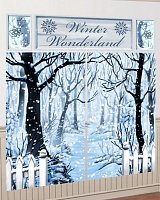 Декорация на стену Зимнее окно