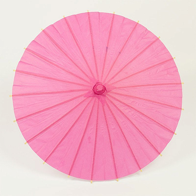 Китайська парасолька для декору 20 см (малинова)