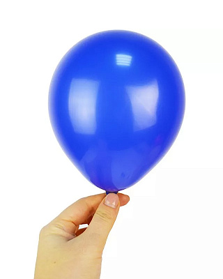 Воздушный шар пастель синий 5"