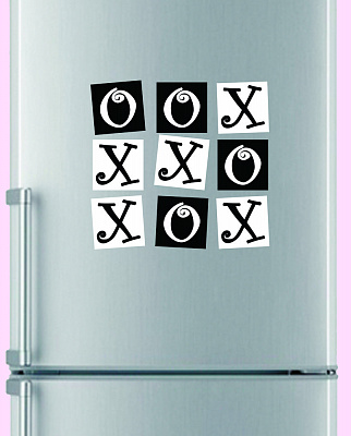 Набор магнитов на холодильник Крестики-нолики
