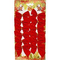 Набор бантов красные 12 шт