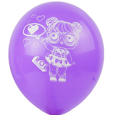 Воздушный шарик Куклы Лол 12"