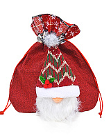 Мешочек для подарков Санта (красный)