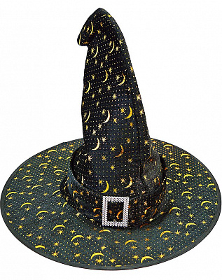 Шляпа черная Звездочет