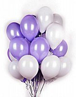 Букет куль Лаванда 20 од (гелій)